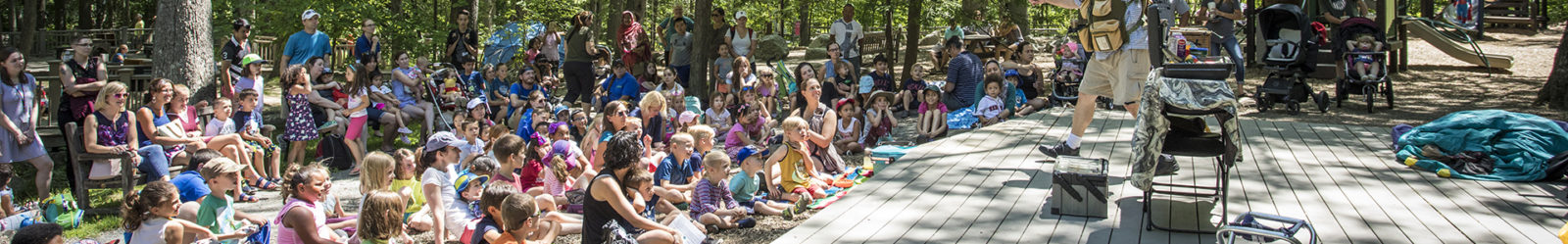 Outdoor performance at the Ecotarium