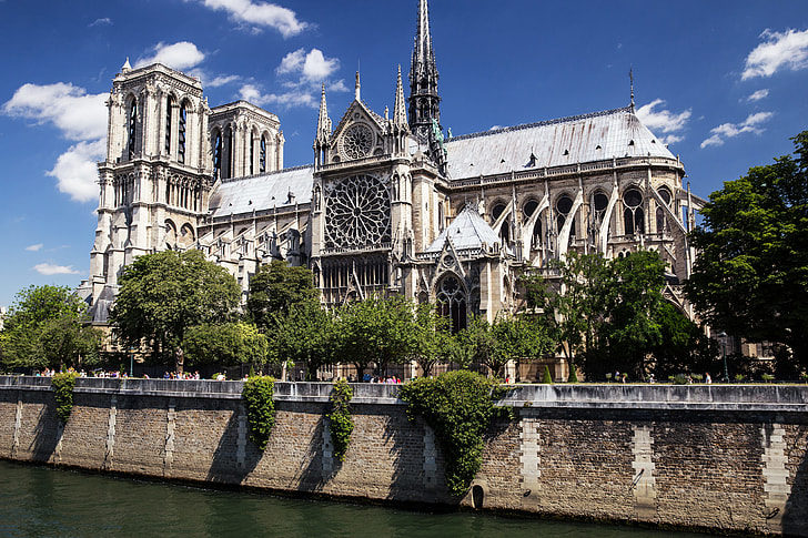 Notre-Dame. Royalty free image.