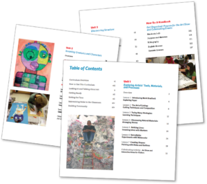 Table of Contents pages for Creative Minds Out of School