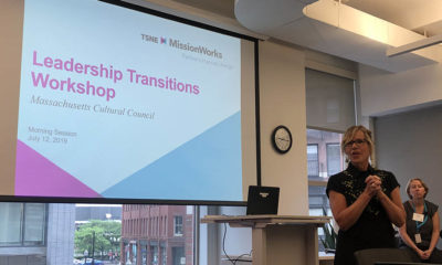 Anita Walker opens a leadership transitions workshop