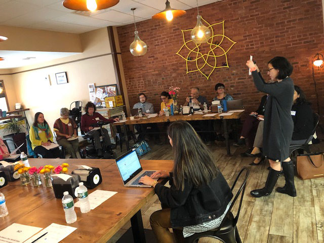 Festivals Audience Lab participants meeting in October 2019. Photo: Catherine Peterson.