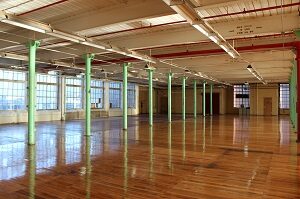 Space in Eastworks mill building