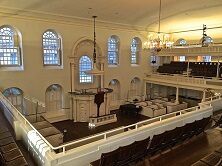 Interior of the Old South Meeting House