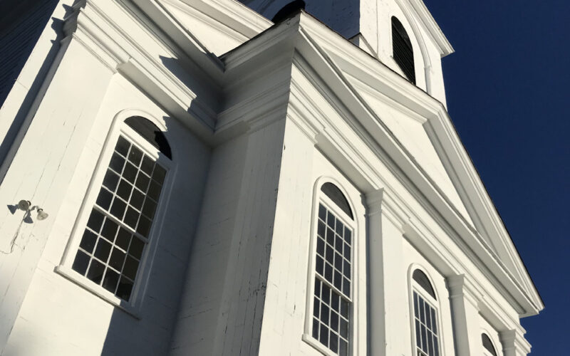 Front exterior of the White Church