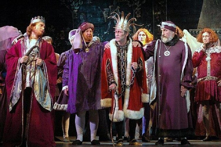 People in royal garb as a part of a performance at Valley Light Opera