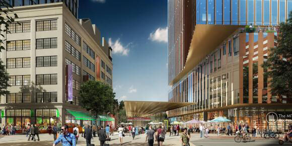 Rendering of the new MIT Museum at Kendall Square