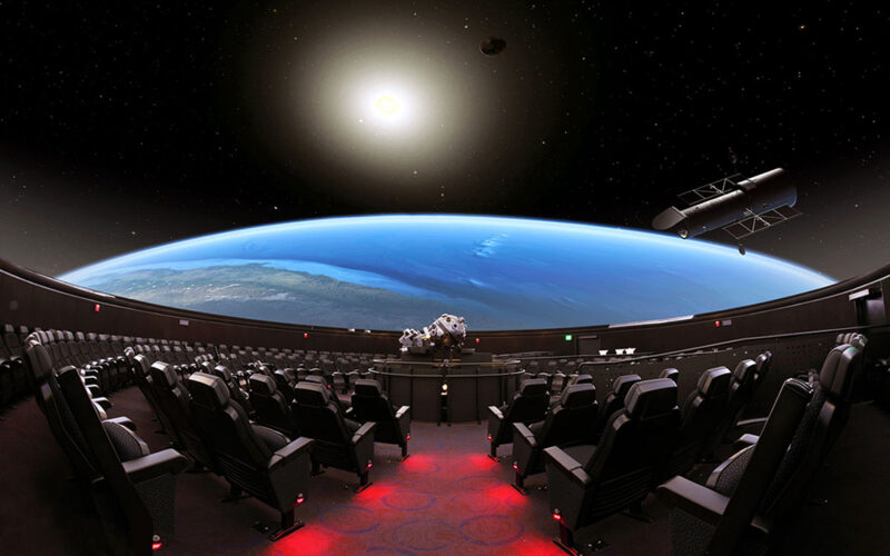 Inside the Hayden Planetarium