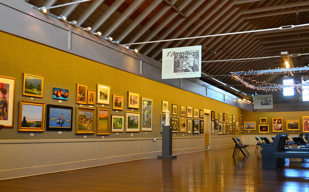 Interior of North Shore Arts Association of Gloucester