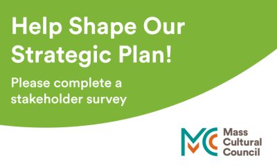 apple green graphic with white text Help shape our strategic plan! Please complete a stakeholder survey.
