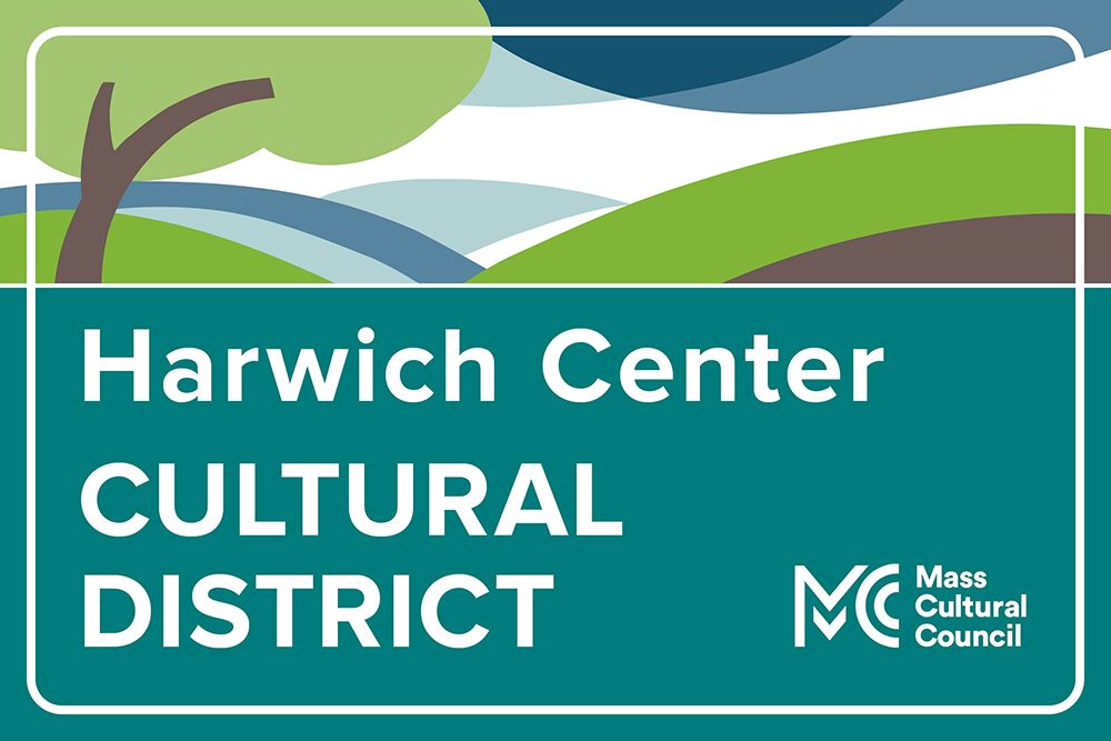 graphic of a street sign for the Harwich Center Cultural District