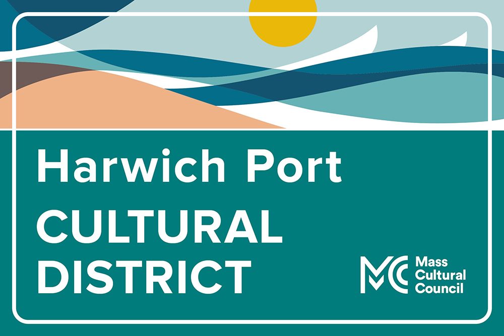 graphic of a street sign for the Harwich Port Cultural District