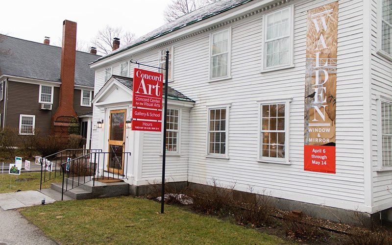 Front entryway of the Concord Art Association
