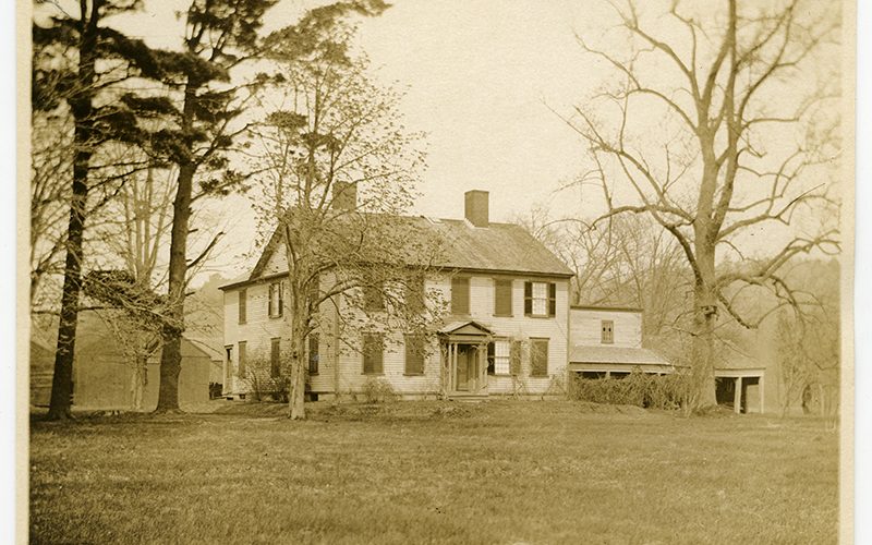 Historic photo of the Phelps Farm 1816 House