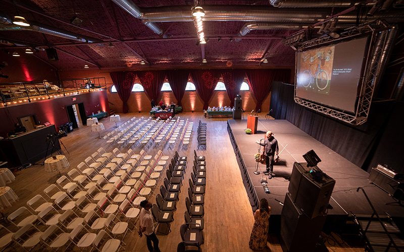 Performance hall at the Center for the Arts at the Armory