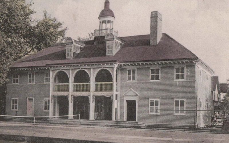 Historical photo of the façade of the Berkshire Playhouse
