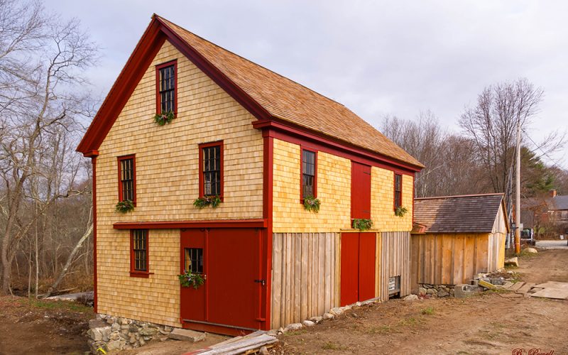 Restored exterior of the Hatch Mill