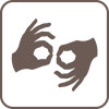 Sign Language Interpretation icon