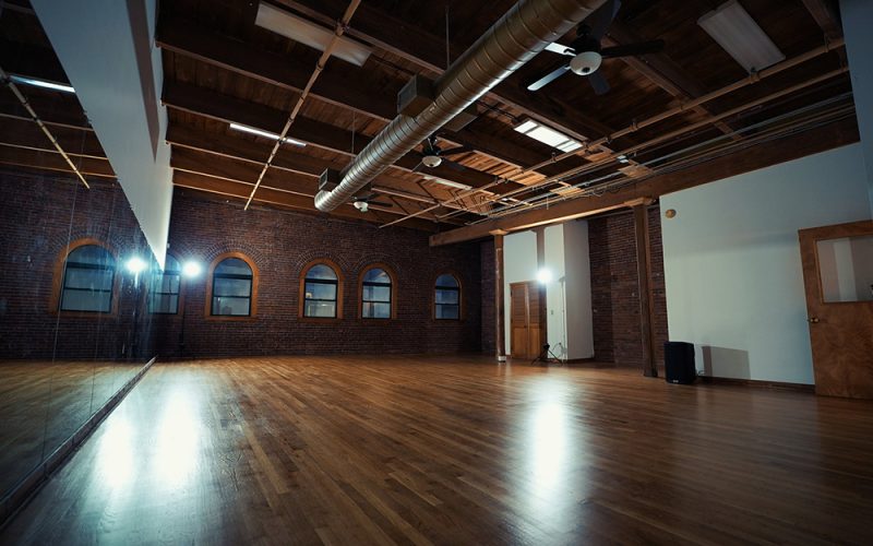 Studio space at Boston Dance Studios