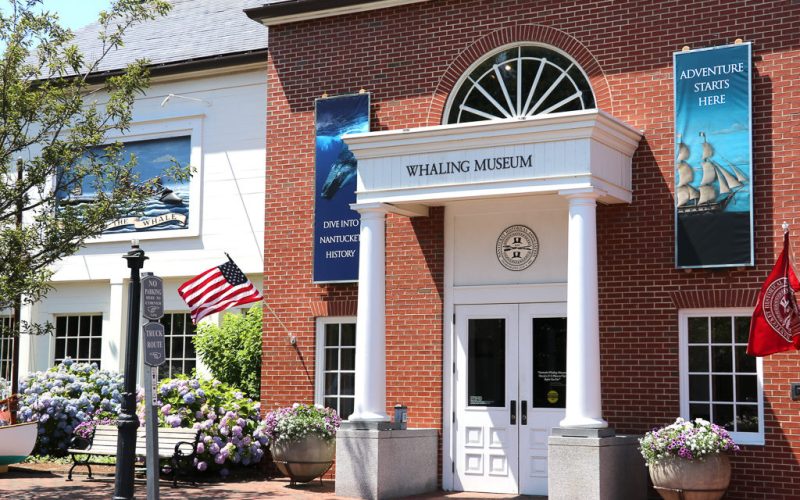 Front entrance to the Nantucket Whaling Museum