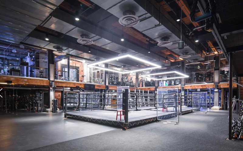 Boxing ring in a former gym space to be converted into the new home of the Boston Lyric Opera Company