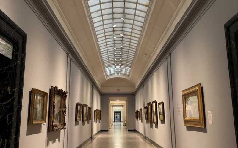 The Evans Wing Gallery at the Museum of Fine Arts