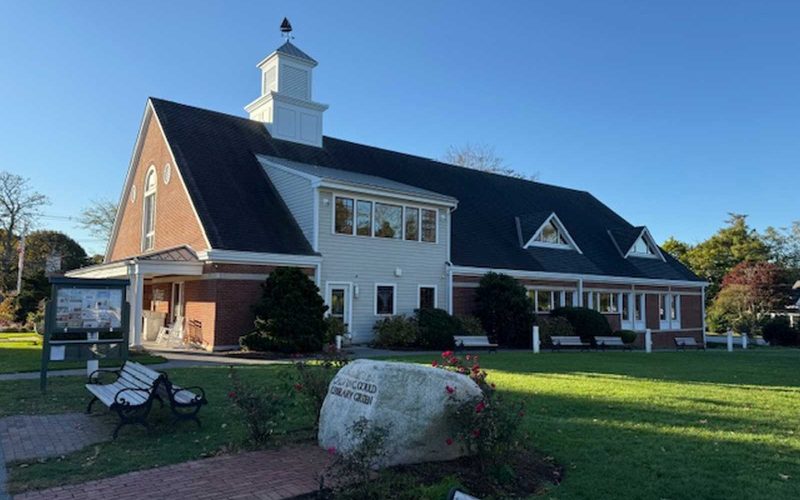 Exterior view of the Osterville Free Library building