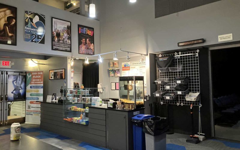 Concessions at the Waters Edge Cinema in Provincetown