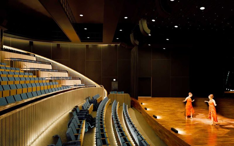 Artist's rendering of theater space