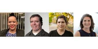 strip of 4 images of people serving on the Disability Advisory Committee