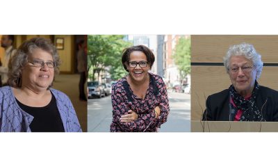 headshots (l-r): Barbara Schaffer Bacon, Lisa Simmons, and Barbara Garvey.