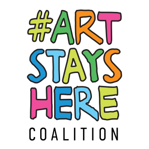 Art Stays Here Coalition logo