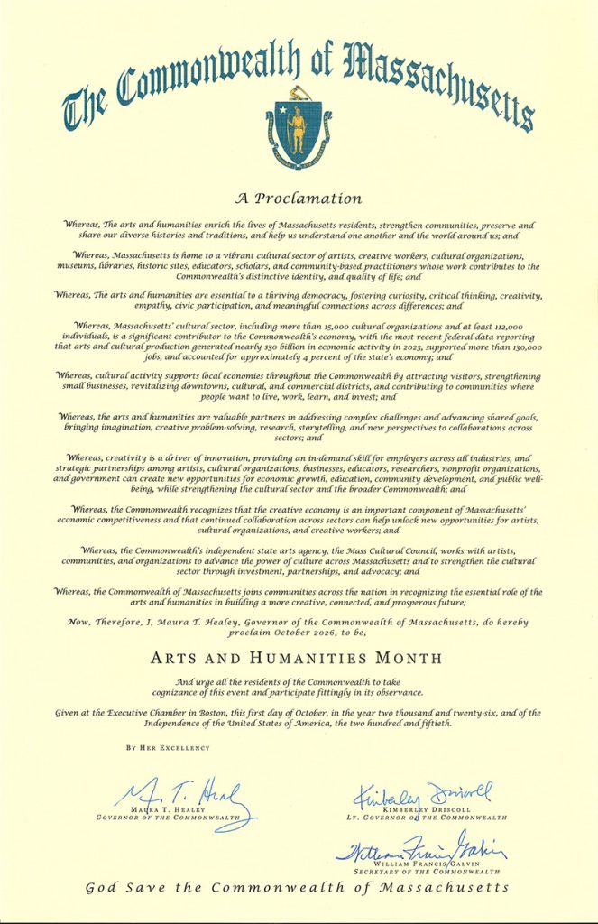 image of the governor's proclamation. the full text of which is provided at the end of the blog post.